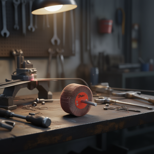 แผ่นขัดแบบวงล้อ 20x15 มม. แกน 6 มม. ความหยาบ 120 กริต สำหรับงานเจียร - Product Image 3