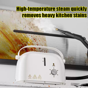 Nettoyeur Vapeur Professionnel 2600W 1L Haute Température 6 Niveaux Réglables avec 5 Accessoires pour le Nettoyage de la Maison, de la Cuisine et des Meubles - Product Image 5