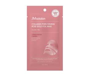 Mascarilla Facial JMsolution Collagen PDRN Reafirmante con Láminas de Oro Rosa 28ml, Cuidado de Elasticidad, K-Beauty - Product Image 1