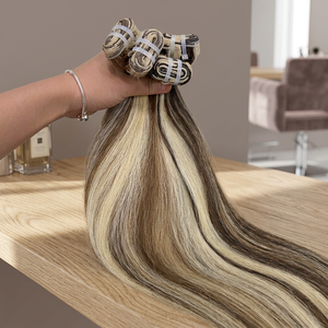 <b>TOP</b> TRENDING Vietnamese Human Hair Super Double Drawn Machine Piano Weft <b>Silky</b> Texture Full Cuticle Alignment - Product Image 3
