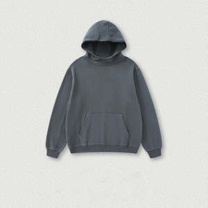 H5415 Custom Printing Embroidered 385 Grams Cotton <b>Blends</b> Fleece Liner Hoodies Women's Men's Hoodies - Product Image 5