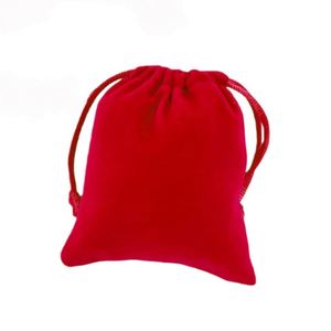 Pochettes en velours personnalisables avec cordon de serrage, sacs cadeaux en tissu floqué anti-poussière pour bijoux, colliers, bracelets et bagues - Product Image 6