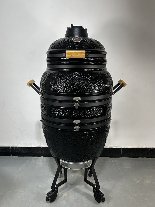 KIMSTONE 21 Inch Hinged Ceramic Tandoori
