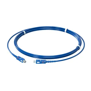 Simplex SC-UPC/SC-UPC Blue Single Mode 9/125um G.657A1 Armored Fiber Optic Patch Cord