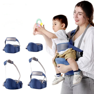 שדרוג 4 ב 1 נושאת תינוק עם מושב קל משקל מתכוונן לנשימה כולל רצועות בטיחות & כיסים - Product Image 6