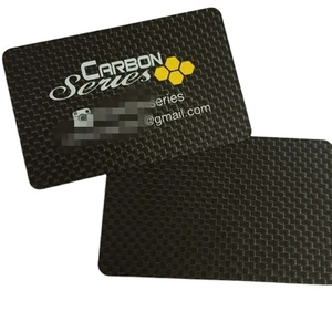 Brand New High Quality NFC Membership Card Carbon Fiber Real <b>Plastic</b> with Screen <b>Printing</b> - Product Image 1