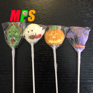 Sucettes de citrouille pour Halloween, 12 pièces, amusantes, créatives, amusantes, en vrac, bonbons de crâne <span class=keywords><strong>effrayant</strong></span> - Product Image 6