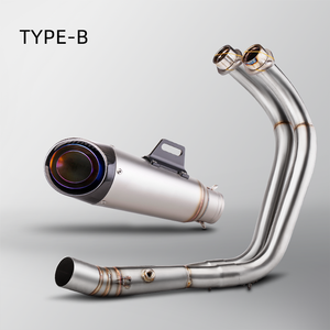 Per Yamaha MT-07 FZ-07 tubo di scarico anteriore del motociclo marmitta modificato fuga <span class=keywords><strong>Moto</strong></span> Racing YZF MT07 FZ07 tracciante - Product Image 2