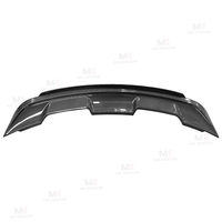 Aile arrière de style GT500 en fibre de carbone pour Ford Mustang 2015-2021 Becquet de coffre arrière Aile de spoiler Accessoires de voiture