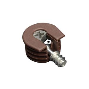 16mm/18mm Hợp kim kẽm kết nối phụ kiện nhựa ẩn Kệ hỗ trợ với ốc vít cho tủ - Product Image 3