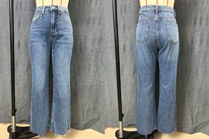 <span class=keywords><strong>Jeans</strong></span> a gamba dritta da donna 2026, stile americano cool, lavaggio pesante, orlo grezzo, comodi, firmati, all'ingrosso per UE e USA - Product Image 4