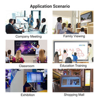 75 Zoll 4K LCD-Display All-in-One-Gerät Digitales Flachbildschirm-Whiteboard für Besprechungsräume mit Windows