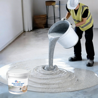 Peinture de sol colorée, revêtement époxy auto-nivelant à texture pierre granitique, sable coloré, vente en gros d'usine OEM ODM