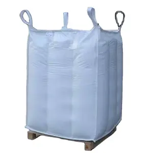 CE Certified Plastic PP Woven Tonne Big Ton Sack Jumbo Fibc Bulk Bag For Flour Corn Maize Grain Rice Seed Feed