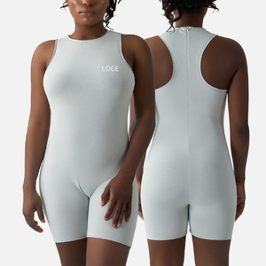 Sk1324 donne nude si sentono rapidamente traspirante aderente tuta Fitness Yoga da <span class=keywords><strong>donna</strong></span> che corre da allenamento Pilates indossano <span class=keywords><strong>body</strong></span> di <span class=keywords><strong>cotone</strong></span> - Product Image 4