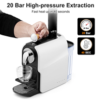 Machine électrique compacte à dosettes expresso pour la maison et pour les dosettes expresso originales 20 bars cafetière à capsules à pompe haute pression