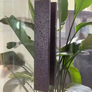 Manija de puerta de vidrio de piedra de cueva de tira larga, manija para puerta corredera de hotel y alojamiento rural, manija para puerta doble con marco, piedra de mármol - Product Image 6