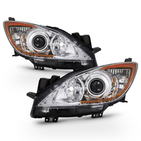 Faro Delantero Flyingsohigh para Mazda 3 2010 2012 2013 Modelo de EE. UU. Repuesto de Lámpara Halógena Piezas de Repuesto para Automóvil