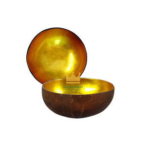 Meilleures ventes de bols en coquille de noix de coco laqués, écologiques, classiques, durables, légers, peints à la main, décoration d'intérieur, Vietnam, pas cher - Product Image 1