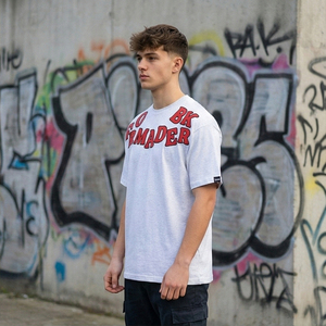 高品质黑色男士定制街头服饰衬衫，高街风格字母图案印花“THAT'S a AWFUL LOT of COUGH SYRUP”T恤男 - Product Image 3