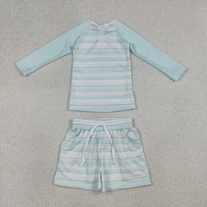Chemises à manches longues pour bébés garçons, hauts avec poches, shorts, maillots de bain - Product Image 2