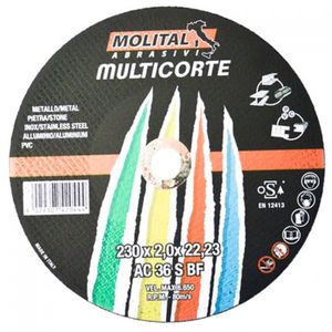 Disque de coupe universel 230x2.0mm pour diverses applications dans les outils de coupe et de formage - Product Image 1