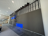 Écran publicitaire LED HD pour intérieur, écran LED pour vitrine, mur vidéo, panneau LED intérieur