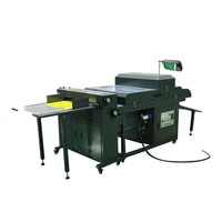 Máquina de revestimento uv duplo, 100 sqh-casaco 24 polegadas 650mm uv máquina de revestimento