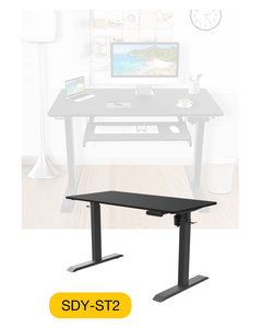 Bureau de jeu électrique à hauteur réglable avec moteur unique personnalisé, table multifonctionnelle pour la maison, le bureau et l'étude, réglable pour un confort optimal - Product Image 3