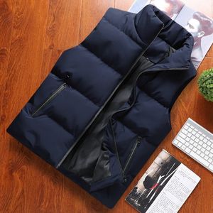 Gilet da Uomo Autunno/Inverno con Logo Personalizzato - <span class=keywords><strong>Giacca</strong></span> Smanicata Leggera con Collo Alto (Di Tendenza, Business e Uso Quotidiano) - Product Image 5