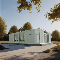 Conteneur extensible de luxe personnalisable de 40 pieds Salle de bain complète avec fonction d'étanchéité Maisons préfabriquées fabriquées en Chine