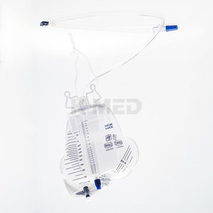 <span class=keywords><strong>CE</strong></span> Certified Medical PVC <span class=keywords><strong>Urine</strong></span> Meter 2000ml Transparente Saco De Drenagem De Urina Descartável Com Medidor De Urina - Product Image 5