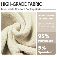 Veste polaire double face de haute qualité Veste de yoga thermique d'hiver pour femme avec poches