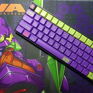 Juego de teclas de perfil XDA para teclado mecánico, <span class=keywords><strong>EVA01</strong></span>, tema, 120 teclas, PBT, sublimación - Product Image 4