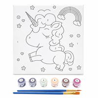 Peintures murales DIY, Peinture par numéros, Petites images à peindre par numéros, Peinture à l'huile sur toile pour enfants, Cadeau pour enfants, Peinture DIY