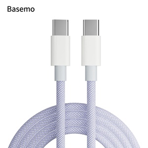 Phổ 1m 3A 60W bện Nylon Cáp <span class=keywords><strong>USB</strong></span> PD Loại C PD sạc nhanh phí sạc cho iPhone 15 cho Samsung google-cho xe ô tô - Product Image 5