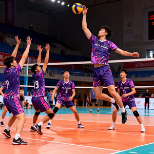Uniforme Deportivo Personalizado para Hombre y Mujer, Camiseta de Voleibol Transpirable, Camiseta de Voleibol de EE. UU., Camiseta de Voleibol con Estampado por Sublimación - Product Image 2
