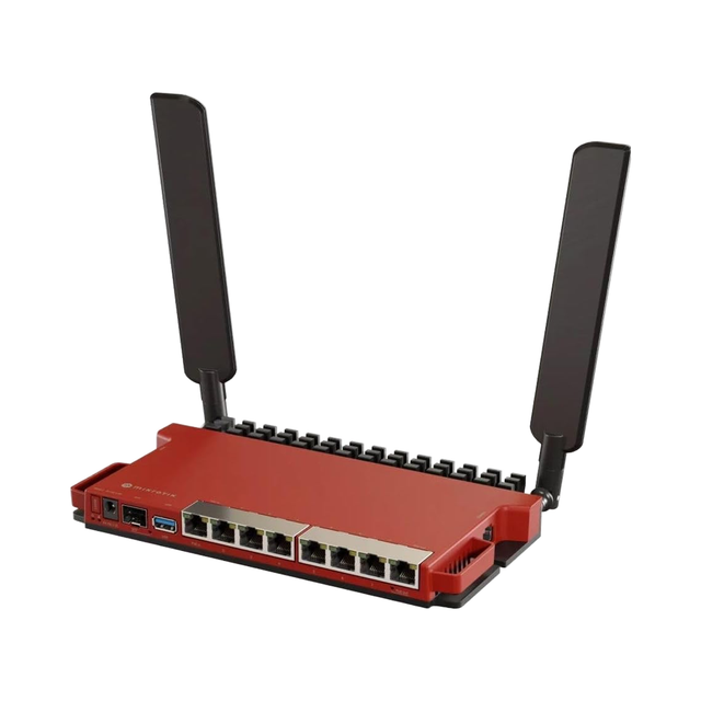MikroTik L009UiGS-2HaxD-IN WiFi6 AX600 Dual-Band Home VoIP Router 8 Ports Gigabit 2.5Gbit SFP