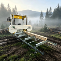 Scie à bois automatique de précision de 36 pouces, alimentée par un moteur électrique de 11 kW, durable, directement de l'usine, pour le traitement des planches de bois, scierie portative