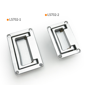 LS702 thiết bị công nghiệp nhỏ hợp kim kẽm có thể gập lại bảng điều khiển kéo xử lý chân hộp phân phối Tủ giấu phẳng kéo xử lý - Product Image 3