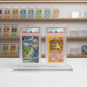 Espositore Magnetico <span class=keywords><strong>in</strong></span> Acrilico <span class=keywords><strong>per</strong></span> Carte Gradate PSA CGC BGS TCG, Protezione UV Ultra Spessa con Coperchio Magnetico - Product Image 2
