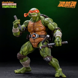 Figurine d'action en PVC à l'échelle 1:12 de 170 mm, série Tortues <span class=keywords><strong>Ninja</strong></span>, Leonardo, Michelangelo, Donatello, Raphael, Stock Spirit Machine Soul - Product Image 3