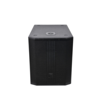 AAUDIO 618B RMS 1800W Peak 8 Ohm Caisson amplifié actif en bois 15 pouces avec garantie de 3 ans pour systèmes audio surround