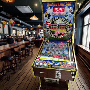 コイン式アミューズメント6ボール機械式ピンボールマシン本物のボールを使ったピンボールゲーム機 - Product Image 4