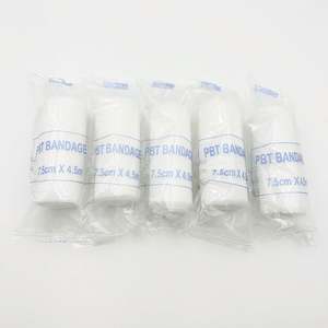 Di buona qualità cotone elastico Pbt conformante Stretch rotolo di garza fasciatura vendita monouso fornitura medicale - Product Image 3
