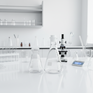 ขวดกรวยปากกว้างมีขีดบอกปริมาตร ทำจากแก้วบอโรซิลิเกต ขนาด 100 มล. สำหรับใช้ในห้องปฏิบัติการ - Product Image 4