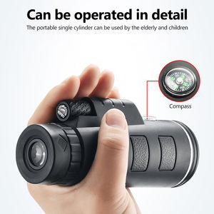 뜨거운 판매 나이트 비전 단안 단안 망원경 50x60 높은 전원 hd 전화 홀더 삼각대 나침반 - Product Image 5