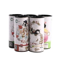 Envase de Tubo de Papel Holográfico de Grado Alimenticio Personalizado, Caja Cilíndrica Hermética con Revestimiento de Papel de Aluminio para Té, Café y Dulces