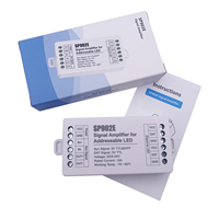Amplificateur de signal SP902E SPI pour bande LED à pixels adressables RGB WS2812 WS2811 WS2813 SK6812 WS2814