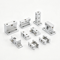 Support de fixation usiné CNC en aluminium et acier inoxydable, sur mesure OEM, haute précision, faible MOQ